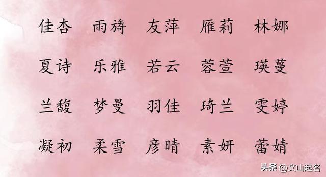 以字取名字女孩？以取名寓意及含义！