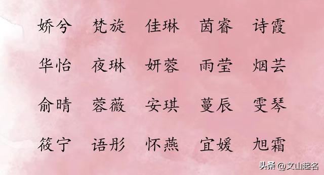 以字取名字女孩？以取名寓意及含义！