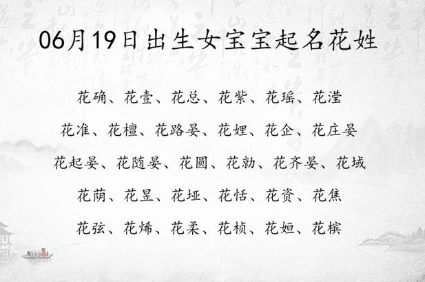 花姓鼠宝宝女孩起名 龙年女宝宝取名书