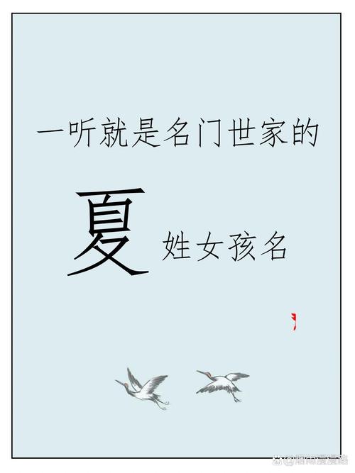 夏子开头女宝宝起名字怎么起 夏姓女孩起名字三个字