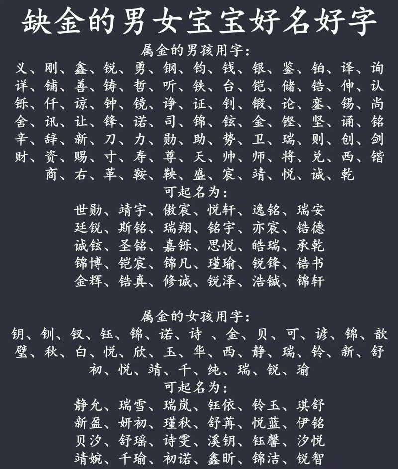 女宝宝起名取名缺金的名字 缺金最好女孩名字