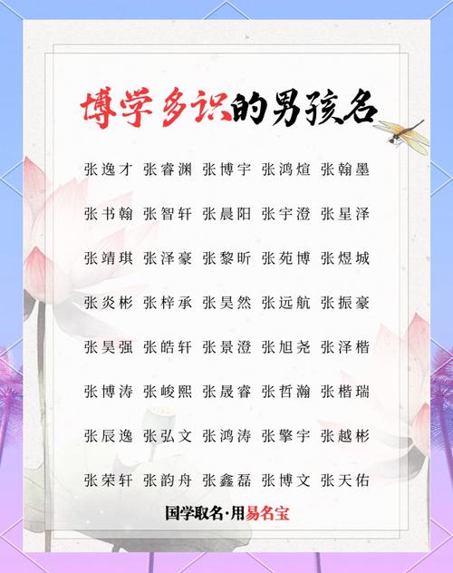 宝宝起名姓张男宝宝 姓张的男宝宝名字大全免费起名