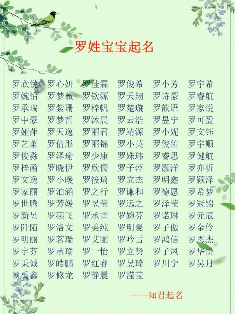 虎年罗姓宝宝怎么取名好听 罗姓女孩取名虎年